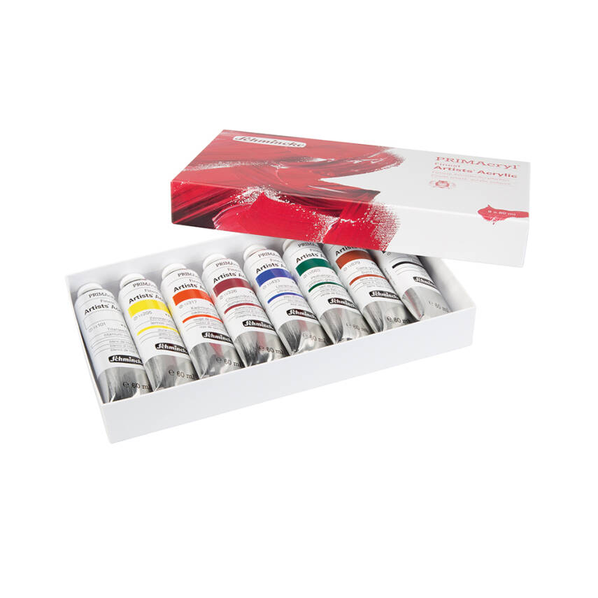 Schmincke Primacryl Akrilik Boya Seti 8x60 ml - 2
