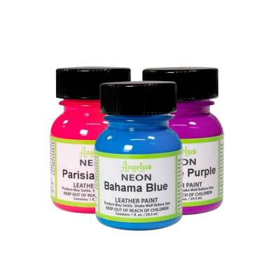 Acrylic Leather Paint 28 ml - Neon Colors