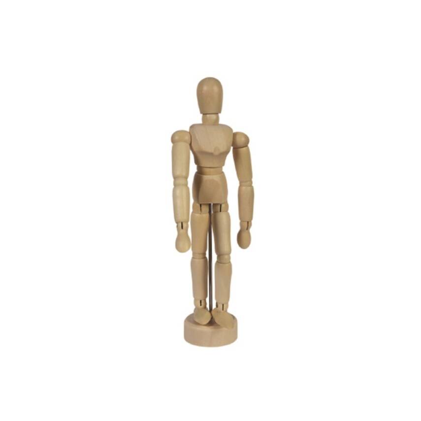 Ahşap Manken 14 Cm - 1