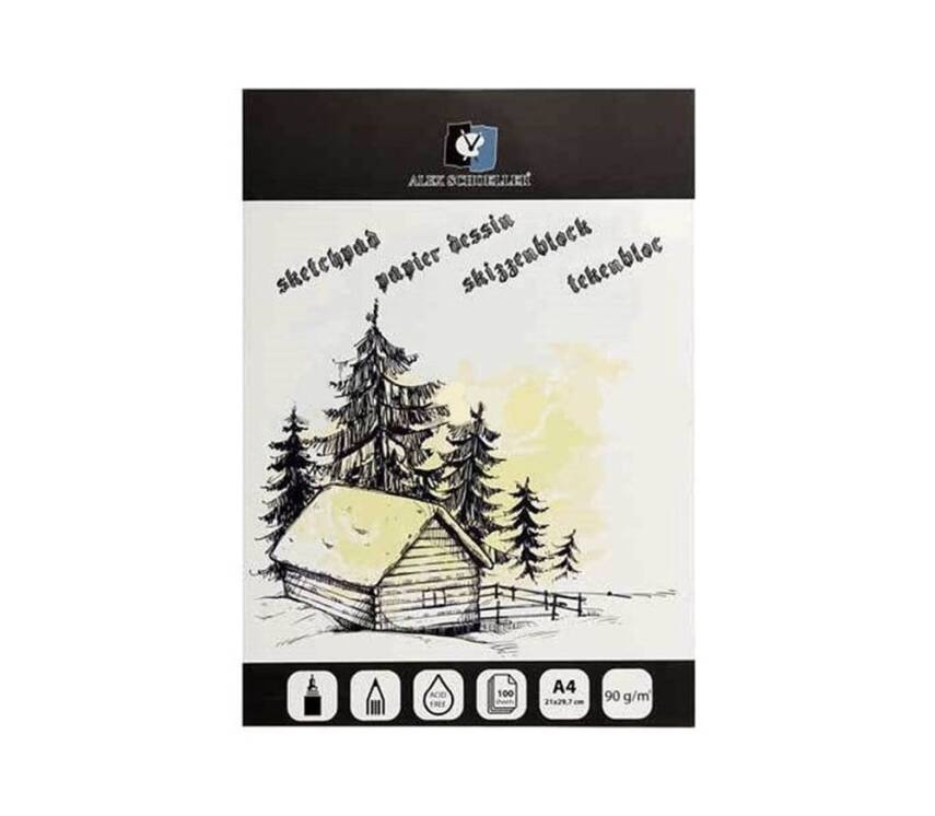 Alex Schoeller Eskiz Blok A4 95 Gr Spr. Jumbo 100 Yaprak - 1