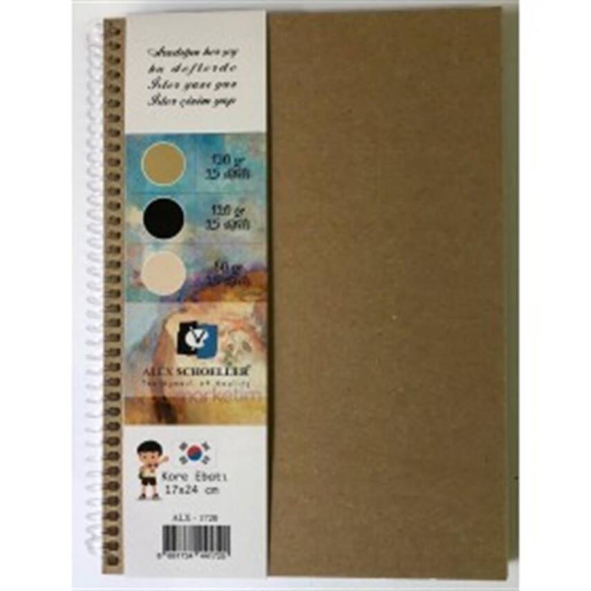 Alex Schoeller Multi-Purpose Sketchbook 120 gr 17x24 25 Sheets - 1