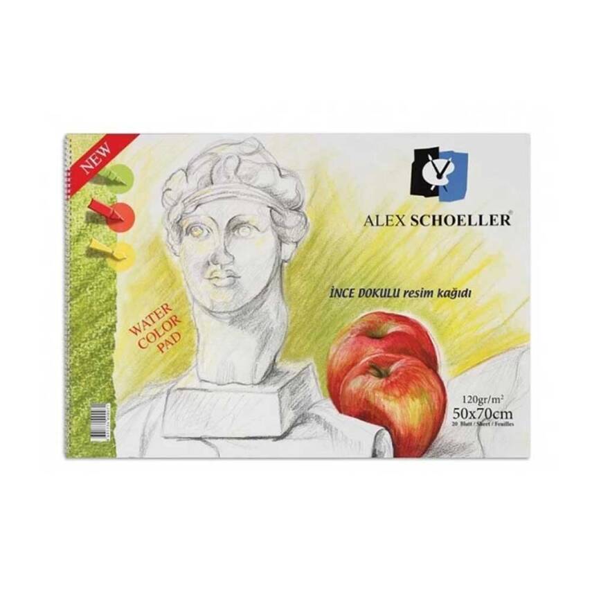 Alex Schoeller Resim Defteri 25x35 120 Gr 15 Yaprak - 1