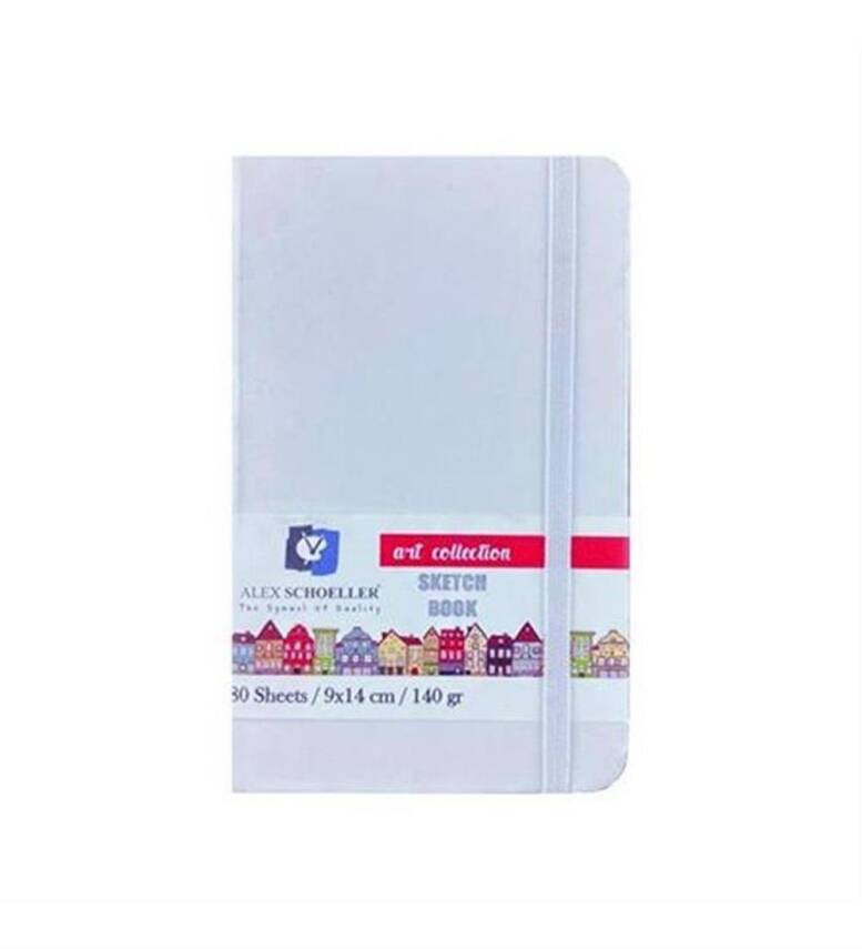 Alex Schoeller Sketch Book Art Collection Beyaz 9x14 140 gr 80 Sayfa - 1
