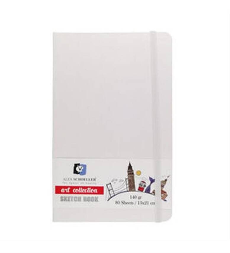 Alex Schoeller Sketch Book Art Collection White 13x21 140 gr 80 Pages - 1