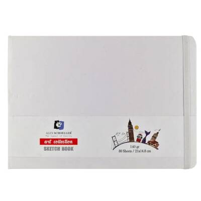 Alex Schoeller Sketch Book Art Collection White 21x14.8 140 gr 80 Pages