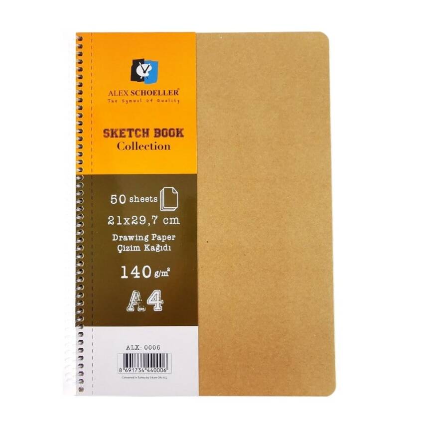 Alex Schoeller Sketch Book Collection A4 140 gr 50 Yaprak - 1