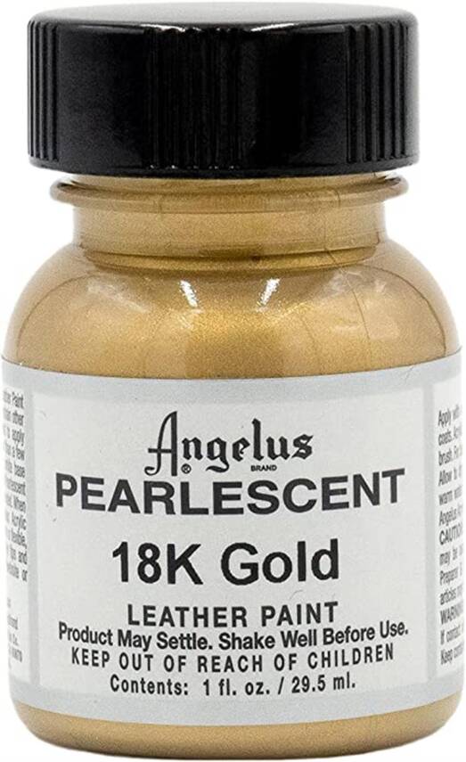 Angelus Acrylic Leather Paint 18K Gold - 1