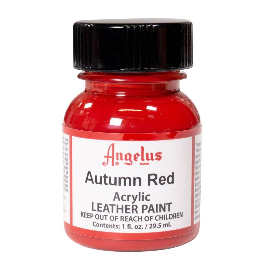 Angelus Acrylic Leather Paint Autumn Red - 1
