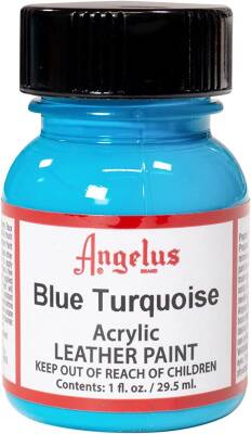 Angelus Acrylic Leather Paint Blue Turquoise
