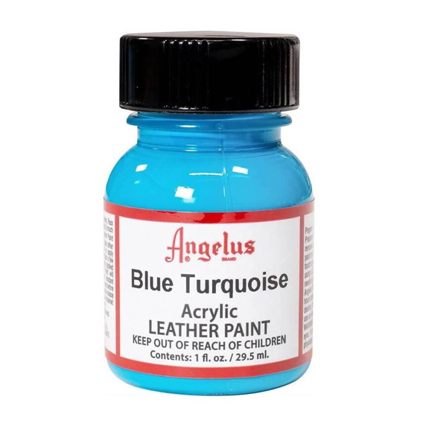 Angelus Acrylic Leather Paint Blue Turquoise - 1