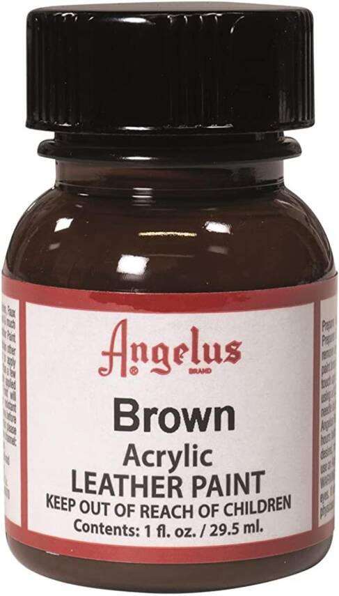 Angelus Acrylic Leather Paint Brown - 1