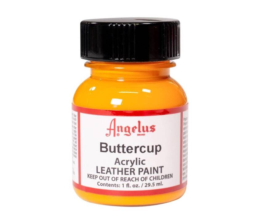 Angelus Acrylic Leather Paint Buttercup - 1