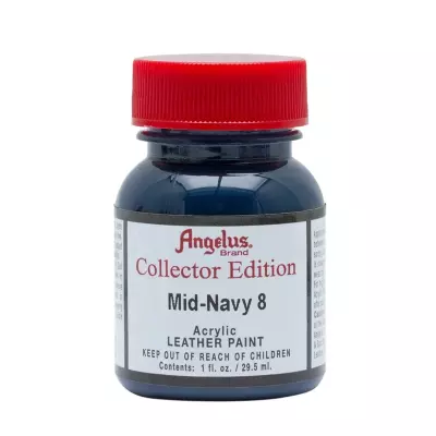 Angelus Acrylic Leather Paint Collector Edition Mid Navy 8