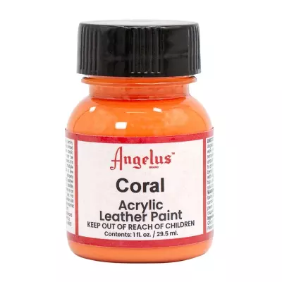 Angelus Acrylic Leather Paint Coral