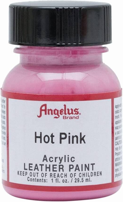 Angelus Acrylic Leather Paint Hot Pink - 1