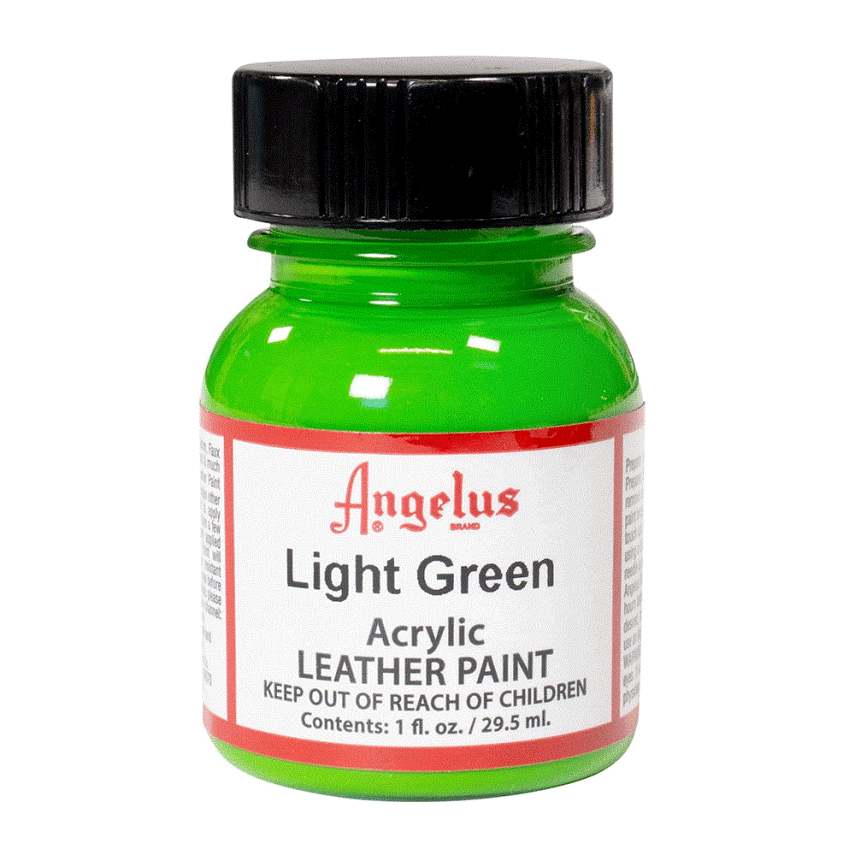 Angelus Acrylic Leather Paint Light Green - 1