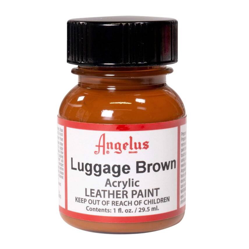 Angelus Acrylic Leather Paint Luggage Brown - 1