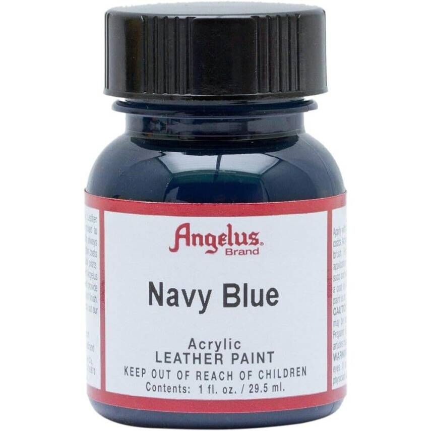 Angelus Acrylic Leather Paint Navy Blue - 1