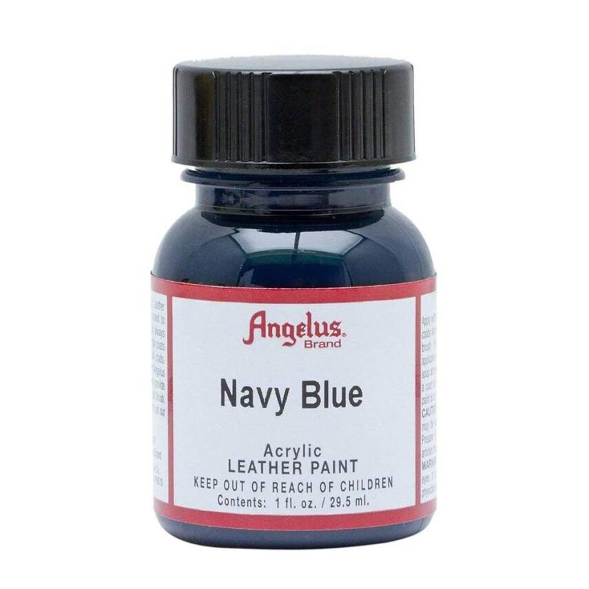 Angelus Acrylic Leather Paint Navy Blue - 1