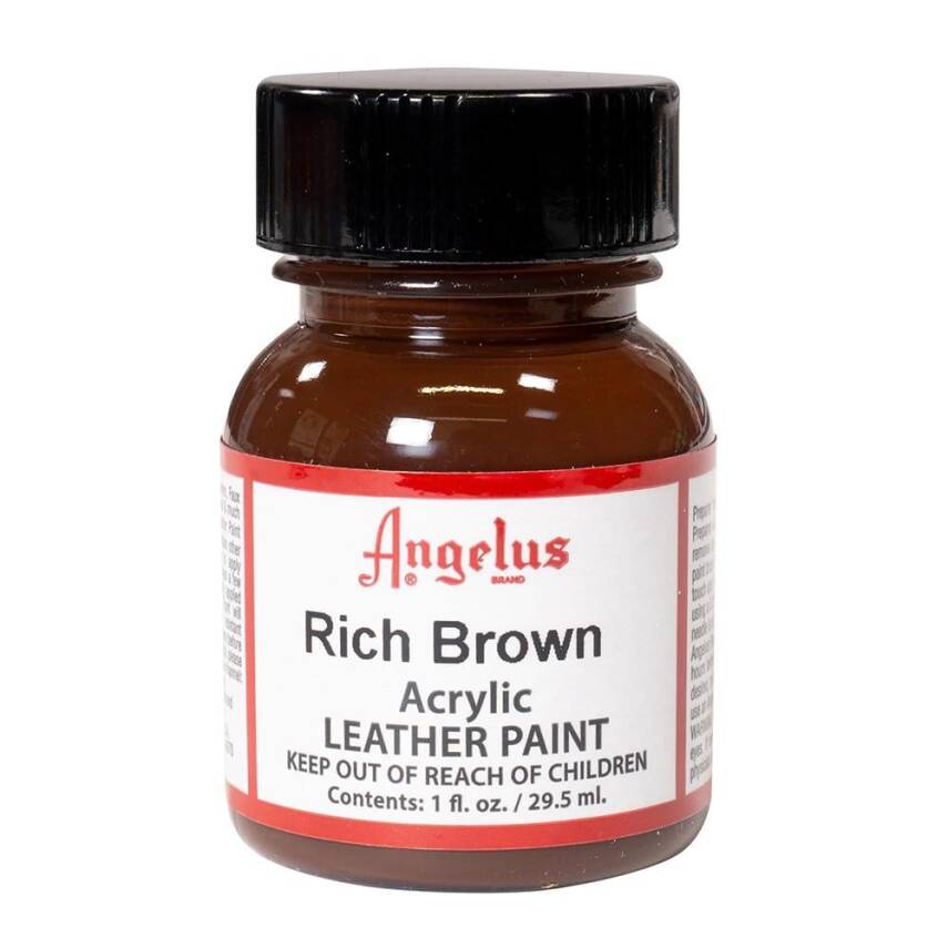 Angelus Acrylic Leather Paint Rich Brown - 1