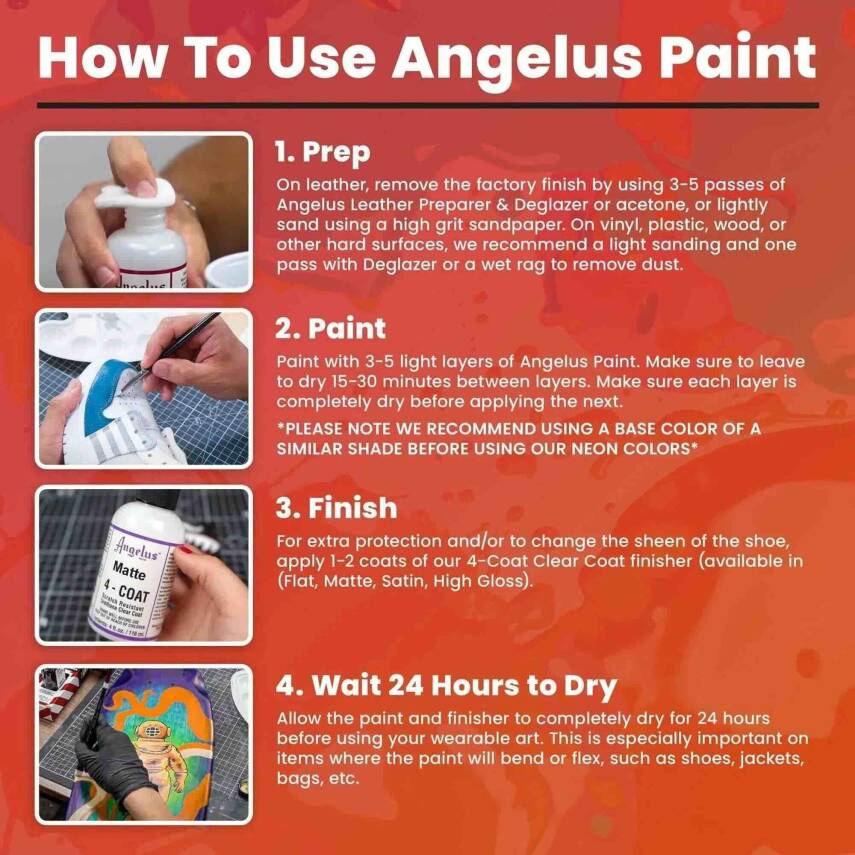 Angelus Deri Boyası 28 ml - Standard Colors - 3