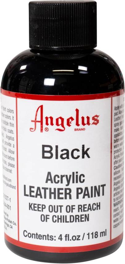 Angelus Deri Boyası Black 118 ml - 1