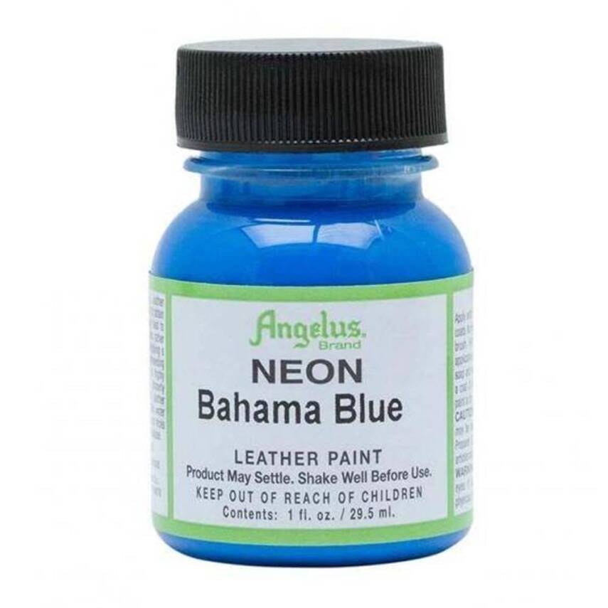 Angelus Deri Boyası Neon Bahama Blue - 3