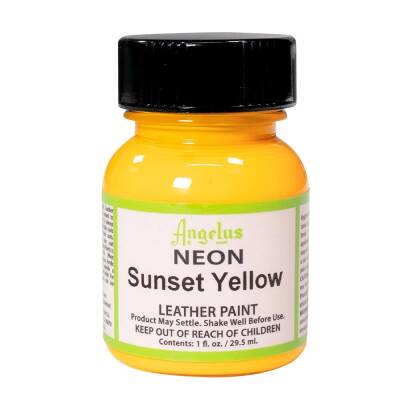 Angelus Deri Boyası Neon Sunset Yellow