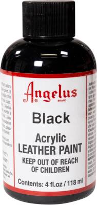 Angelus Leather Paint Black 118 ml