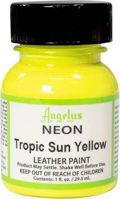 Angelus Leather Paint LP-127 Neon Tropic Sun Yellow