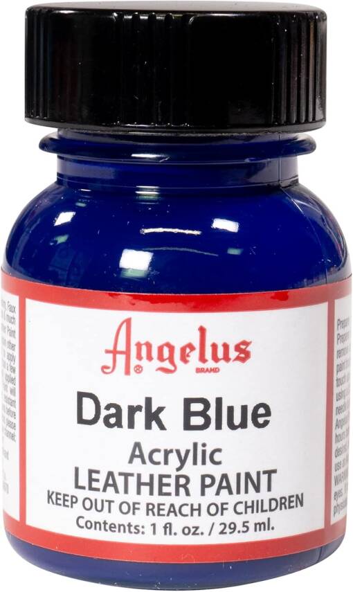 Angelus Leather Paint LP-179 Dark Blue - 1