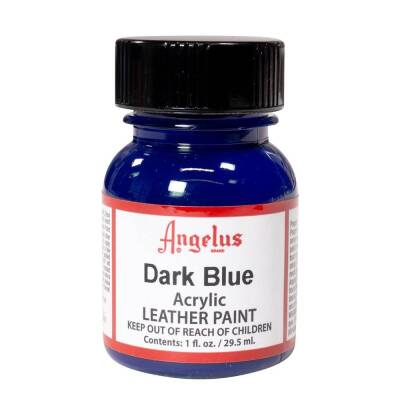 Angelus Leather Paint LP-179 Dark Blue - 4