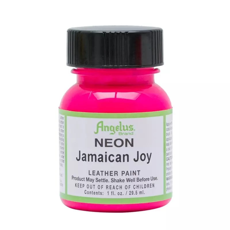 Angelus Leather Paint Neon Jamaican Joy - 1