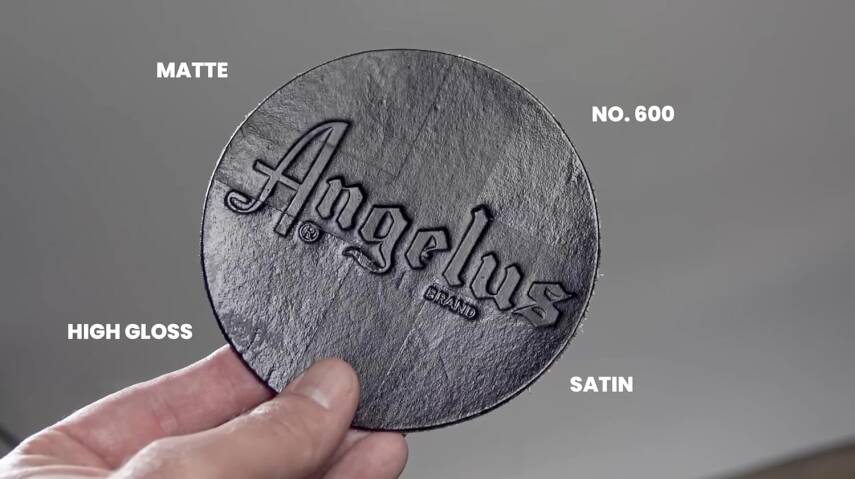 Angelus Leather Paint Varnish Satin High Gloss LP-615 - 3