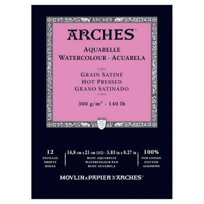 Arches Suluboya Blok 300Gr A5 12Yp N:1795095 - 1
