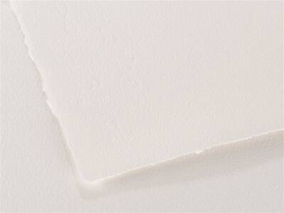Arches Suluboya Kağıdı - Doğal Beyaz Düz Doku 300Gr. 56x76 cm (Hot Press) (1)
