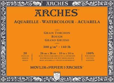 Arches Watercolor Block 26x36 cm 300 gr 20 sf Rough 1795086 - 1