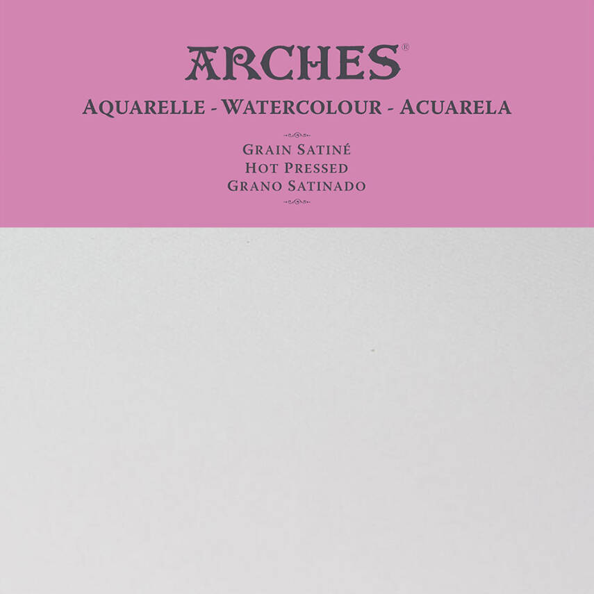 Arches Watercolor Paper - Bright White 300gsm. 56x76 cm (Hot Press) - 1