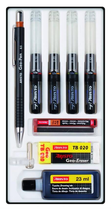 Aristo Rapido Set Studio MG1 0.10-20-30-50 - 1