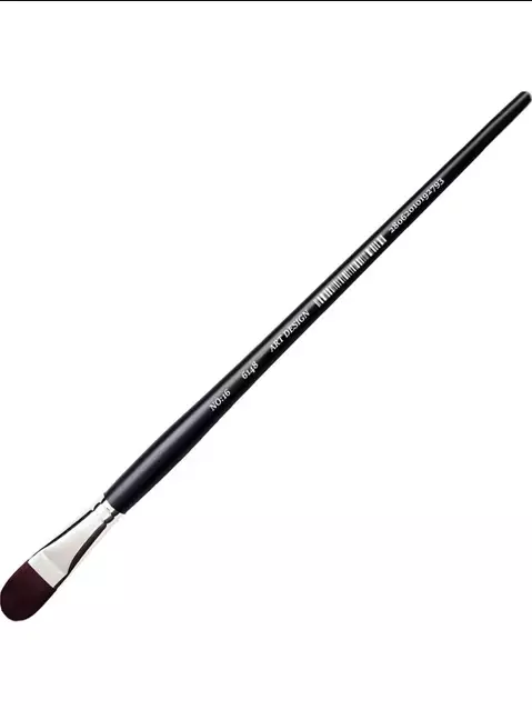 Art Desing Kedi Dili Yağlı ve Akrilik Boya Fırçası No:2 - 1