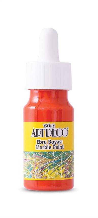 Artdeco 16B-03 Ebru Boyası 30 ml Turuncu - 2