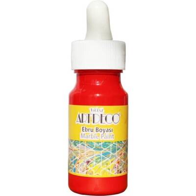 Artdeco 16B-05 Ebru Boyası 30 ml Kırmızı - 1