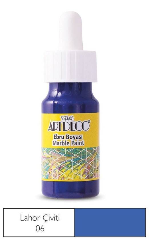 Artdeco 16B-06 Marbling Paint 30 ml Lahore Indigo - 2