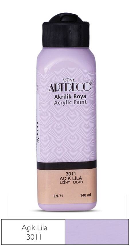 Artdeco Acrylic Paint 140 ml 3011 Light Lilac - 1