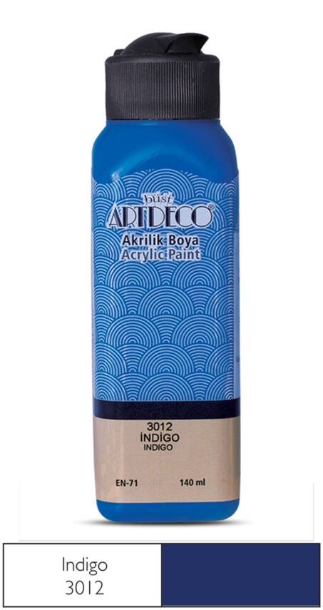 Artdeco Acrylic Paint 140 ml 3012 Indigo - 1