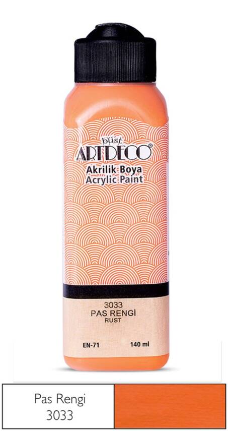 Artdeco Acrylic Paint 140 ml 3033 Rust Color - 1