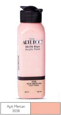 Artdeco Acrylic Paint 140 ml 3038 Light Coral