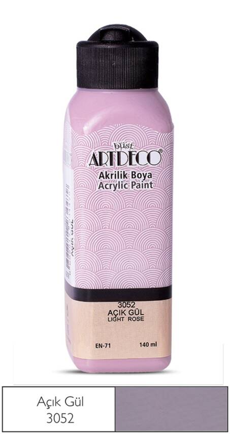 Artdeco Acrylic Paint 140 ml 3052 Light Rose - 1