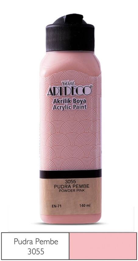 Artdeco Acrylic Paint 140 ml 3055 Powder Pink - 1