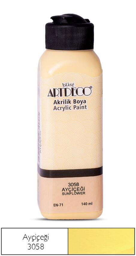 Artdeco Acrylic Paint 140 ml 3058 Sunflower - 1